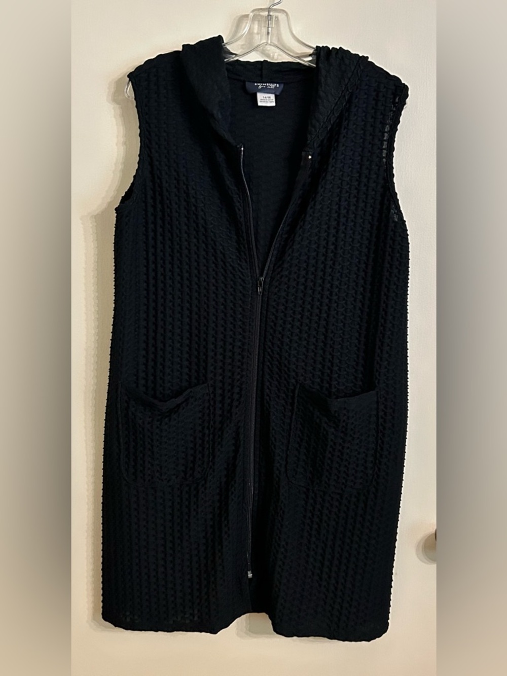 Swimsuits For All Full Zip Hooded Cover Dress